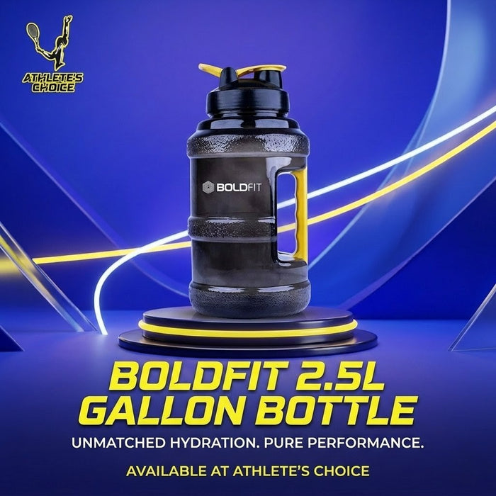 Boldfit 2.5L Gallon Bottle - Athlete’s Choice