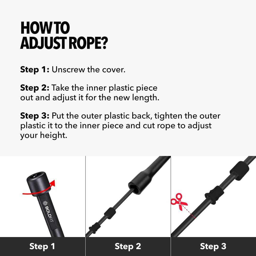 BOLDFIT Jump Rope (Red)