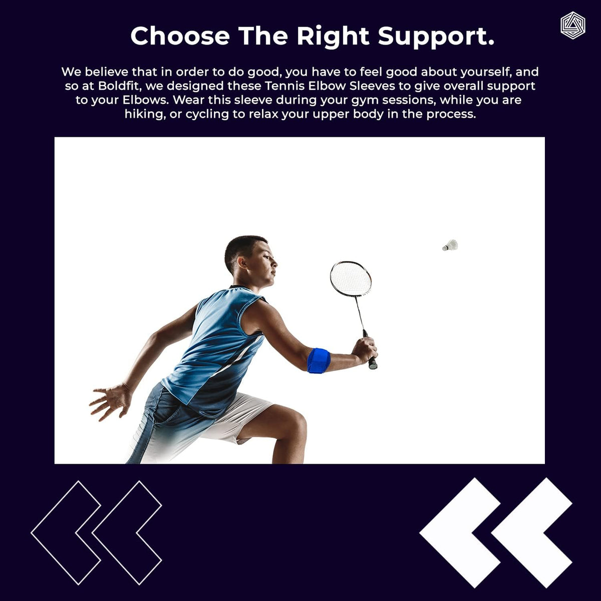 BOLDFIT Tennis Elbow Band (2 Pack)