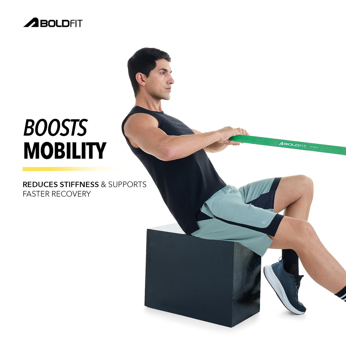 BOLDFIT Heavy Resistance Band (40-60Kg)