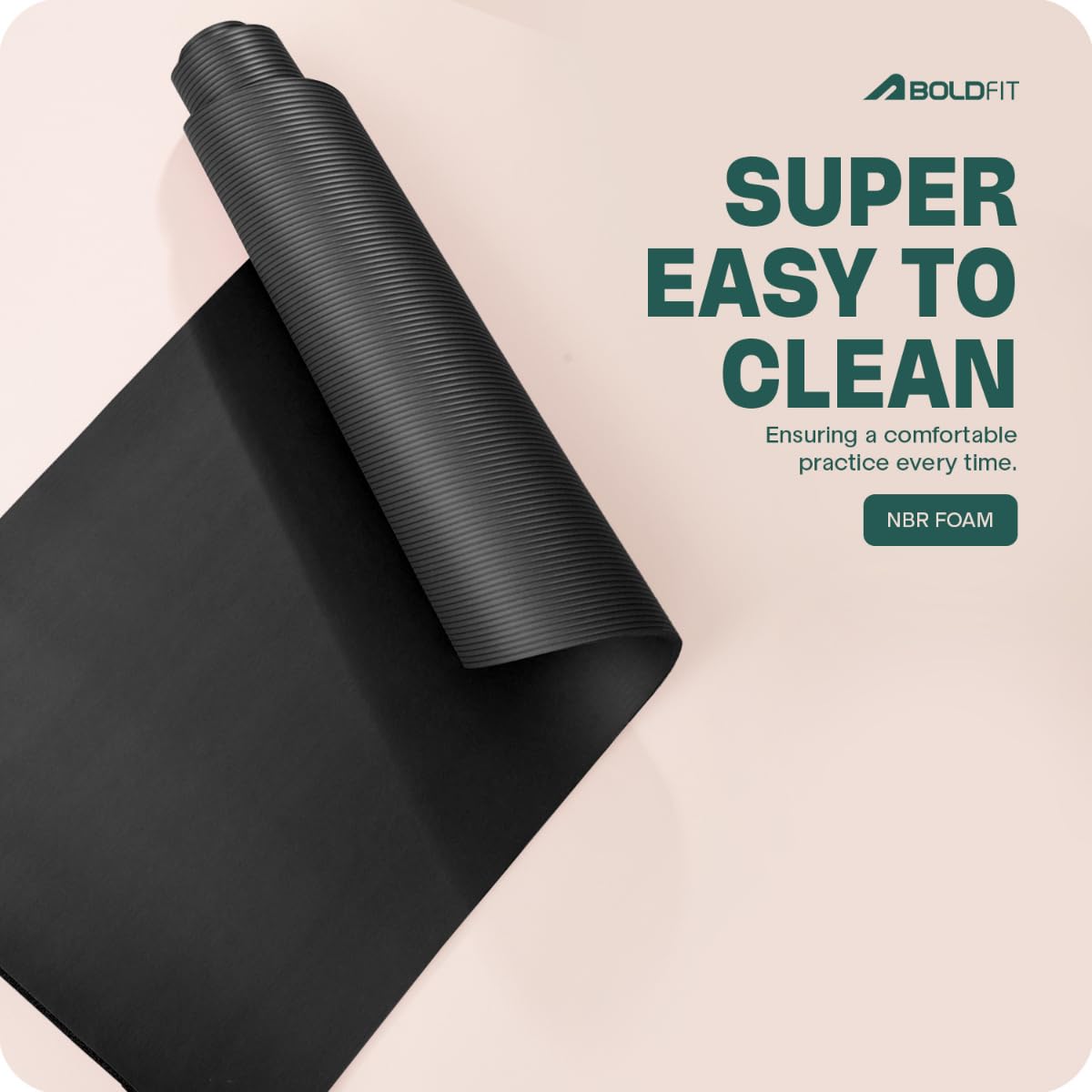 BOLDFIT 8mm Yoga Mat - Athlete’s Choice