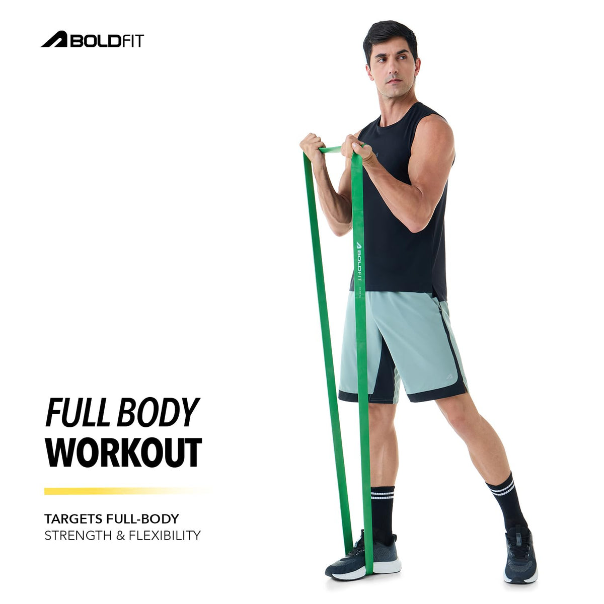BOLDFIT Heavy Resistance Band (40-60Kg)