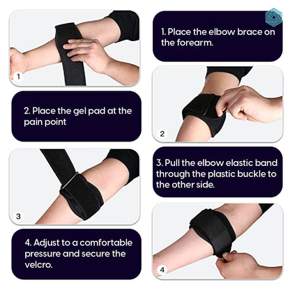 BOLDFIT Tennis Elbow Band (2 Pack)