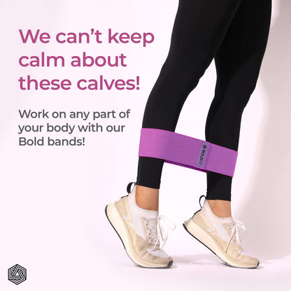 BOLDFIT Fabric Resistance Bands (3 Pack)