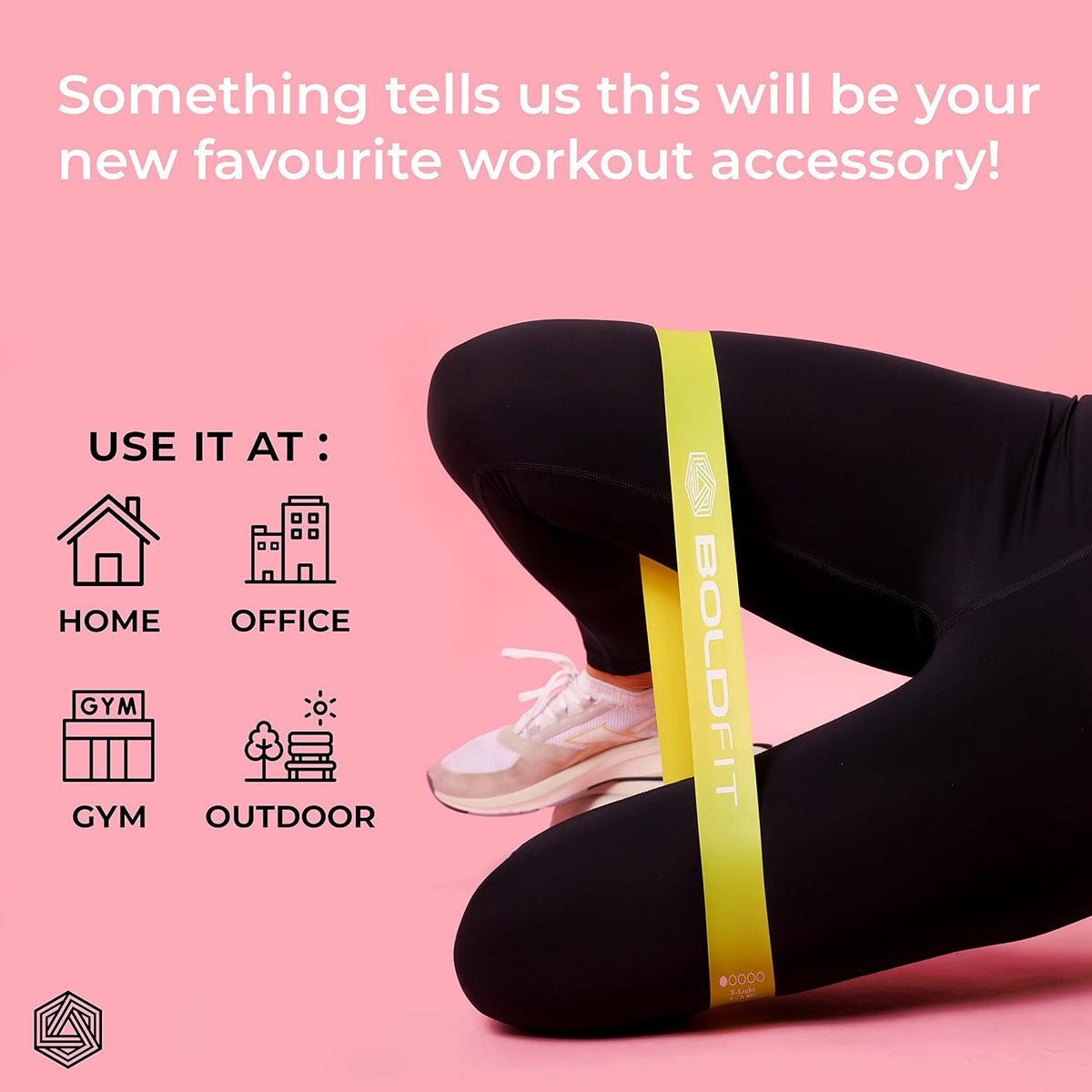 BOLDFIT Mini Loop Resistance Bands (5 Pack)