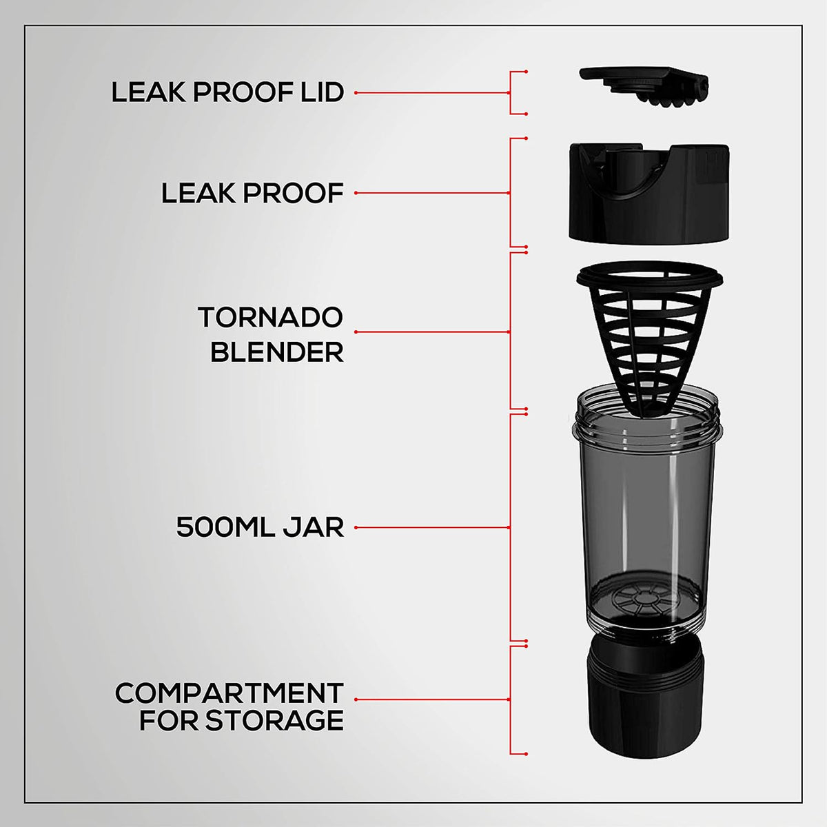 BOLDFIT Pro Cyclone Shaker