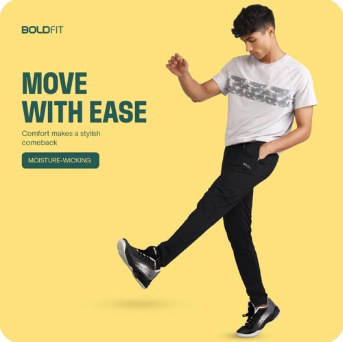 Boldfit Jogger Track Pants - Athlete’s Choice