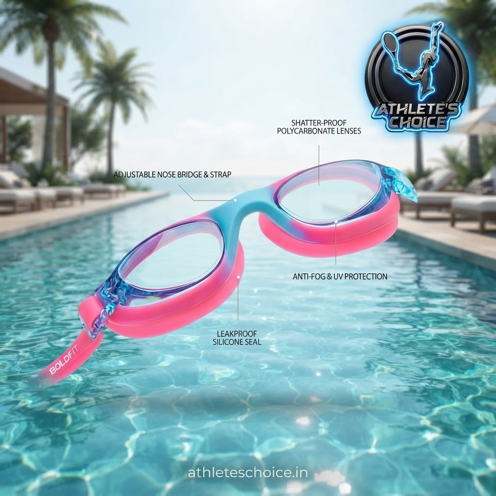 BOLDFIT Swim Goggles (Pink)