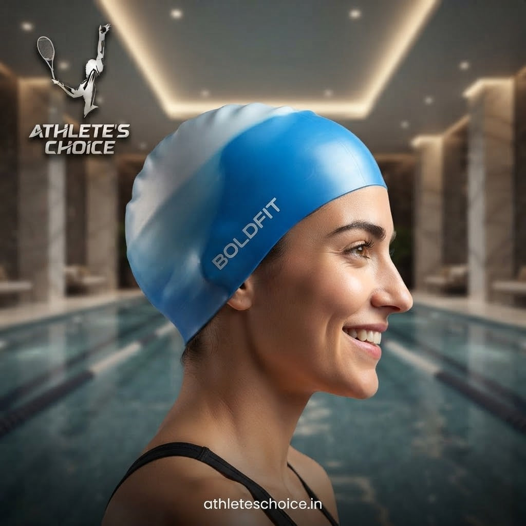 BOLDFIT Swim Cap (Blue)